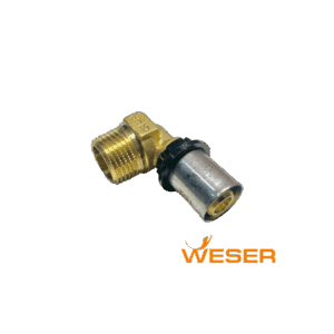 Угольник м/пл с наружной резьбой 32х1" Weser
