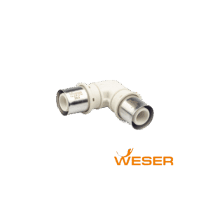 Угольник 20х20 90° м/пл равнопроходной PPSU Weser